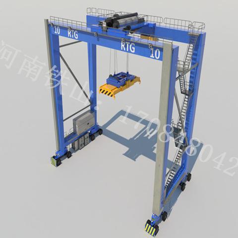 江西九江集装箱龙门吊全年有效工作率高